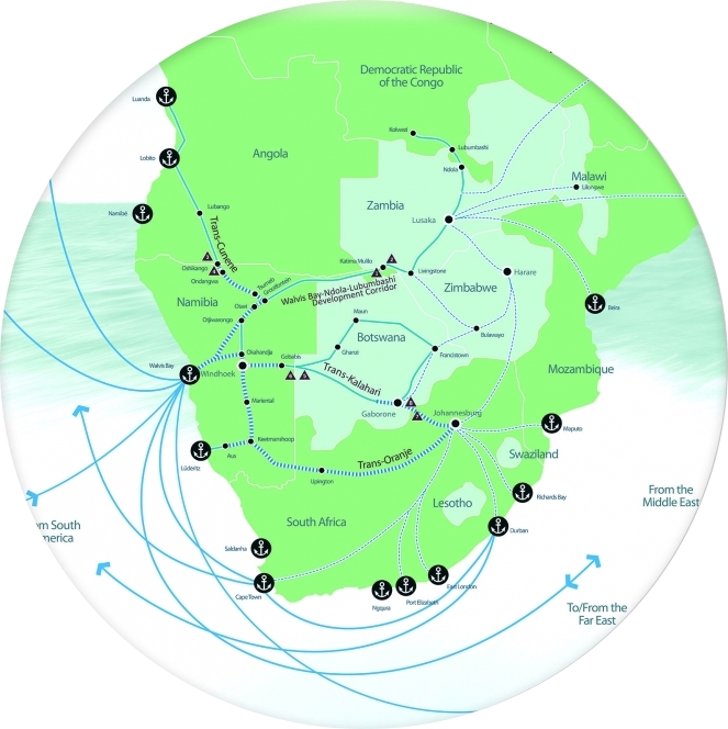 Multiple overland and sea routes link the Livingstone area to Southern Africa and the world.